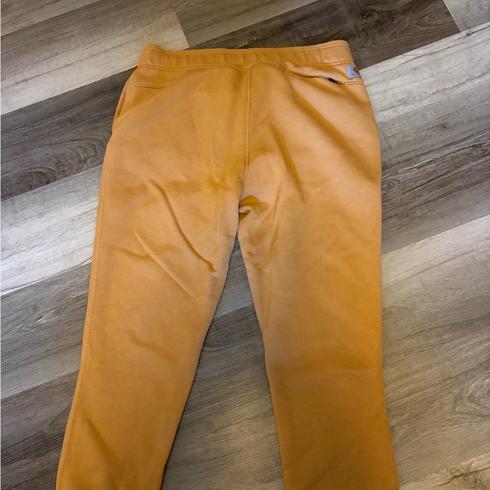 Carhartt Women's Mustard Joggers - Picture 3 of 4